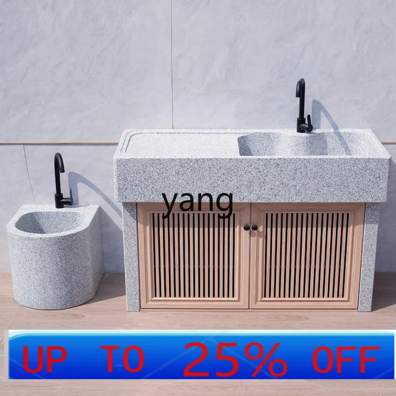 

LMM widened courtyard integrated laundry pool sink basin