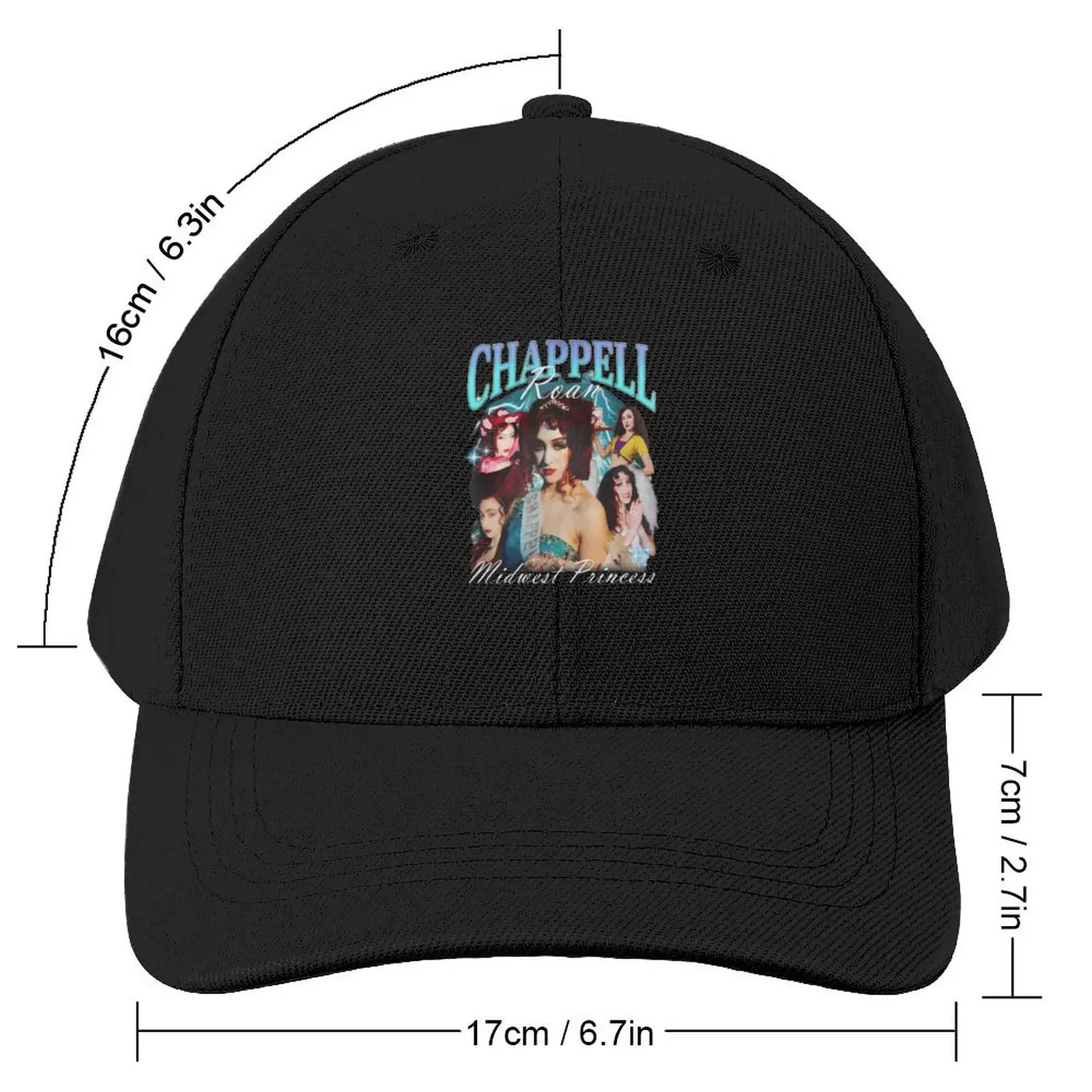 Chappell Roan Midwest Princess Retro Baseball Cap funny hat hard hat Mens Women's