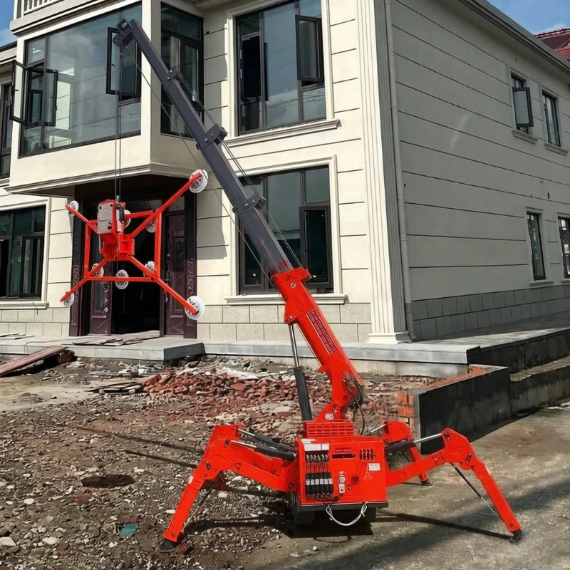 5 Ton 10ton 12 Ton Mini Spider Crane Narrow Space Crawler Crane For Construction Wholesale Crawler Spider Cranes