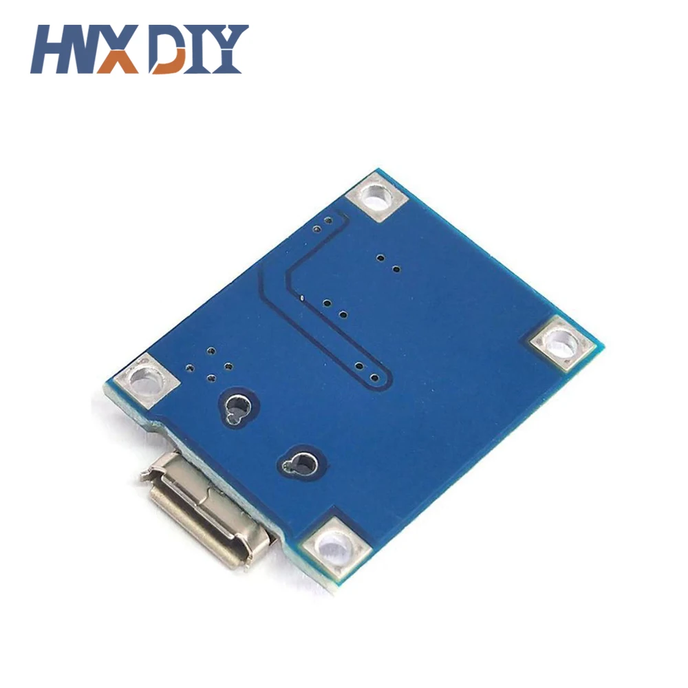 1-10pcs Micro USB 5V 1A 18650 TP4056 Lithium Battery Charger Module Charging Board With Protection Dual Functions 1A Li-ion