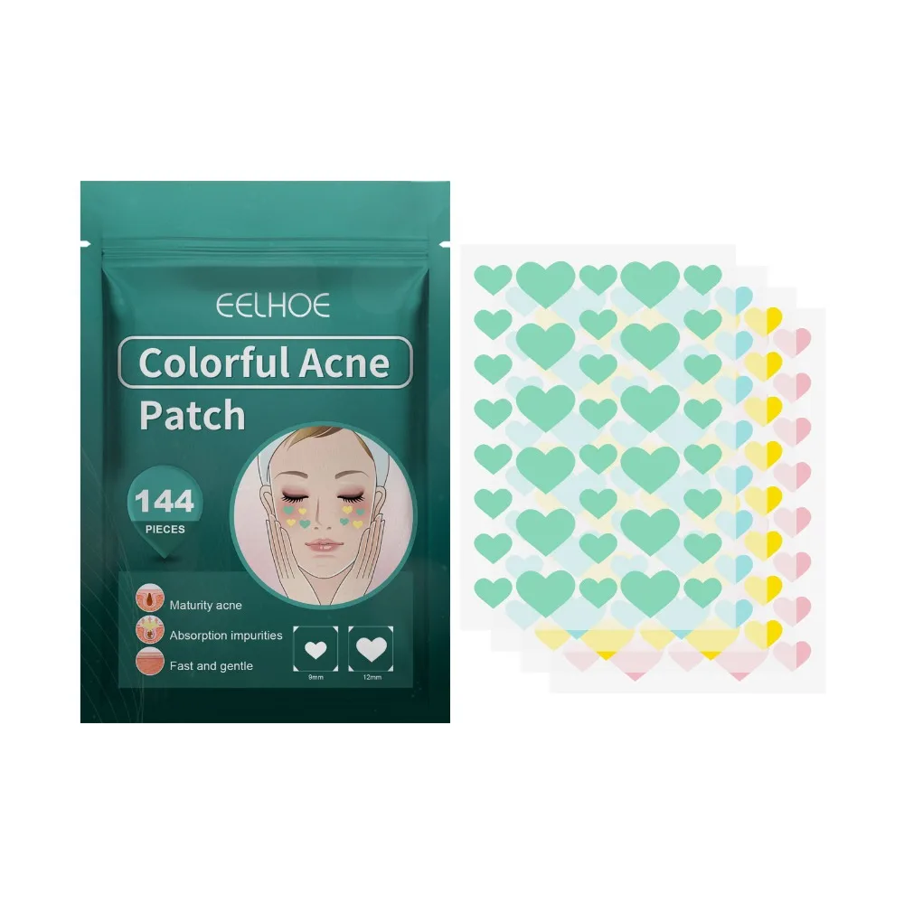 Eelhoe Love Heart Acne Patch Gentle Cleansing Acnecare Fade Facial Acne Spots Facial Cleansing Care