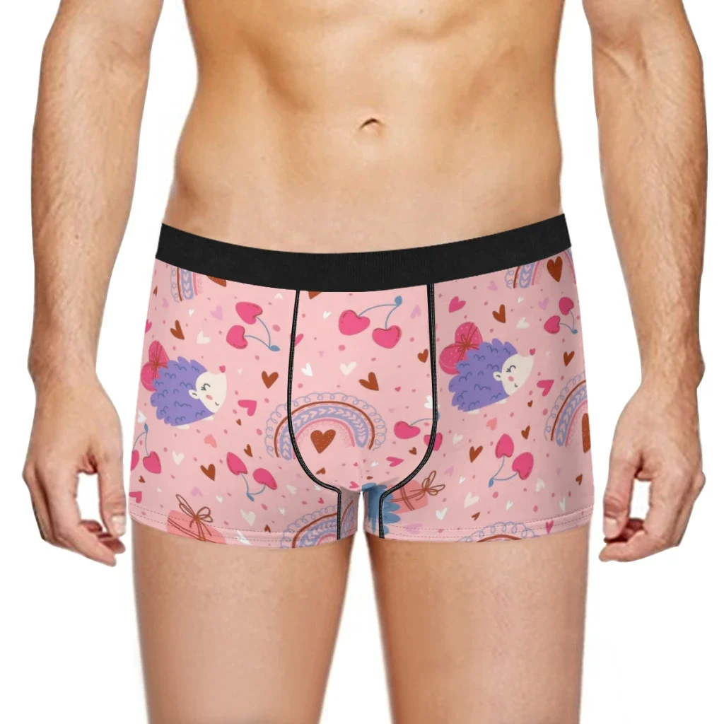 The Colours of the Rainbow Underpants Cotton Panties Man Underwear Sexy Shorts Boxer Briefs