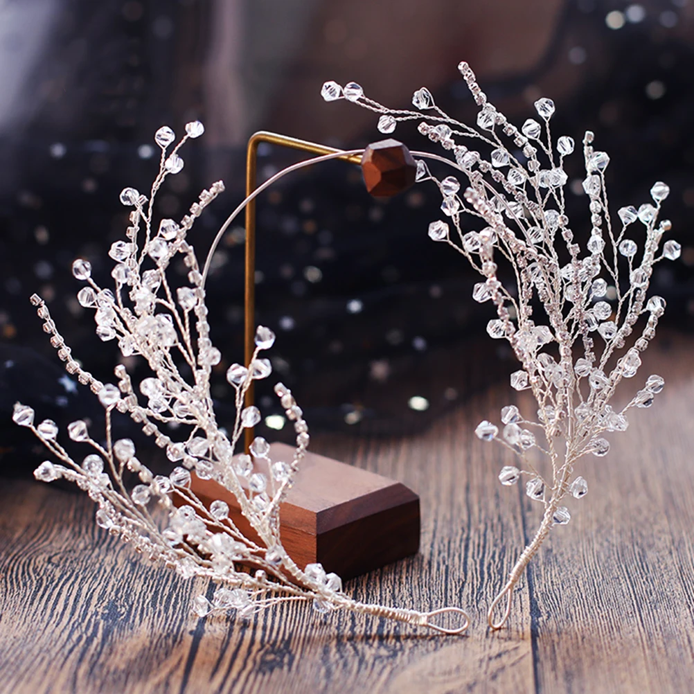 

Crystal Headb Hair Accessories Wedding Headdress Elegant Lightweight Bridal Headpiece Comfortable Design Charm
