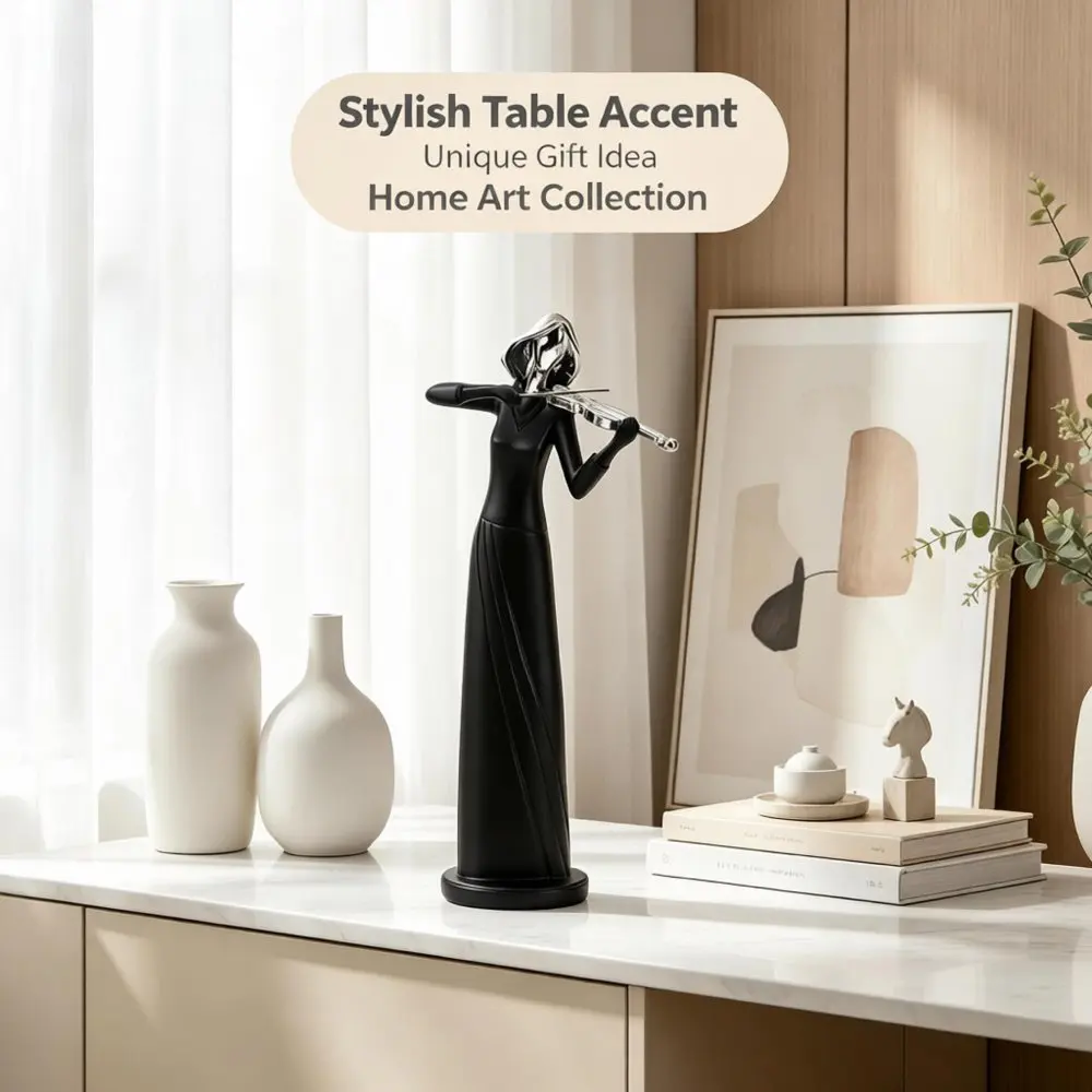 Multiple kinds Music-Themed Character Figurines Statue Modern Minimalist Tabletop Ornaments Home Decor for Living Room Bookshelf