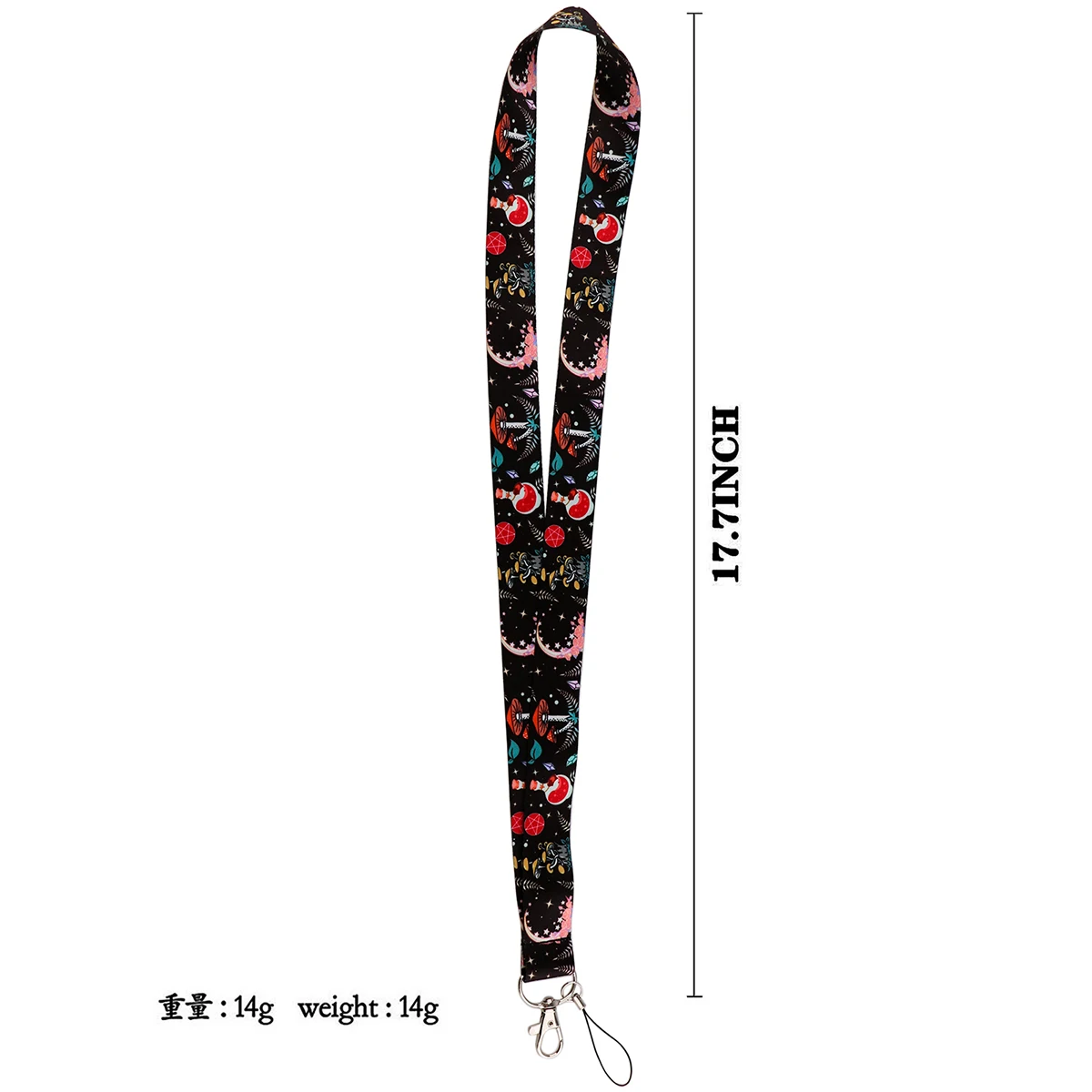 Fantasy Flower Series Neck Strap Lanyards Keychain Badge Holder ID Card Pass Hang Rope Lariat Lanyard for Key Rings Accessories