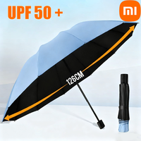 Xiaomi Enhanced Solid Color Automatic Umbrella Light Collapsible Large Format Outdoor Sunshade UV Protection Automatic Umbrella