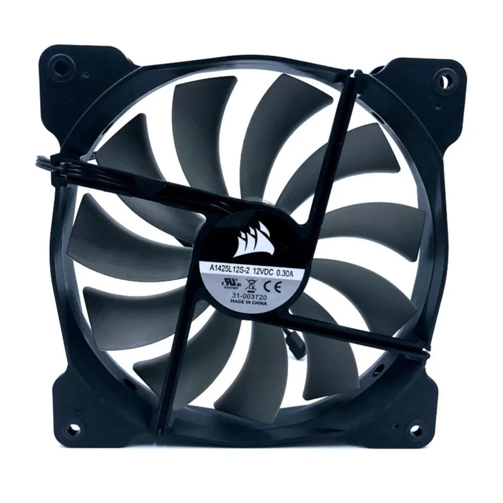 14cm Dc 12v Fans 140mm Quiet Cooling Fan 140*140*25mm DC12V 0.30A ,for Computer Case PSU 870RPM