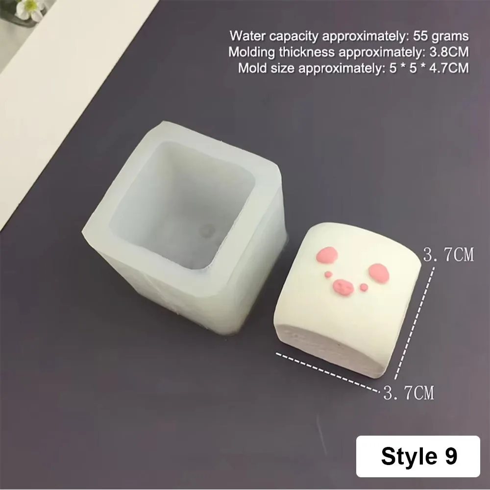 1Pcs New Animal Bunny Kitten Silicone Mold Multifunctional Cute Cartoon Mold Cartoon Baking Mould Bakeware Tool