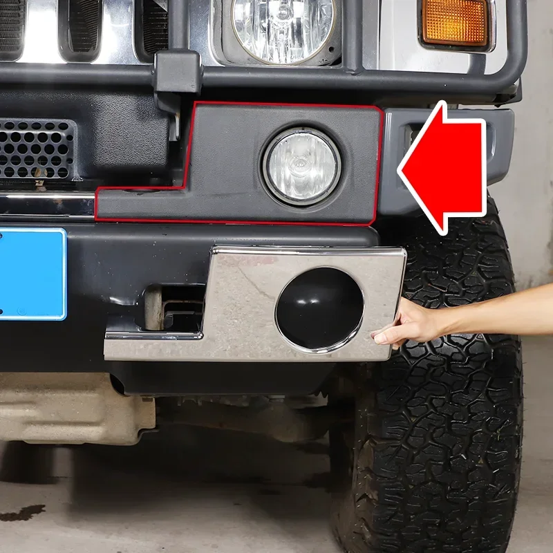 

For 2003-2009 Hummer H2 front bumper lower trim Car interior trim accessories front bumper lower trim strip ABS material