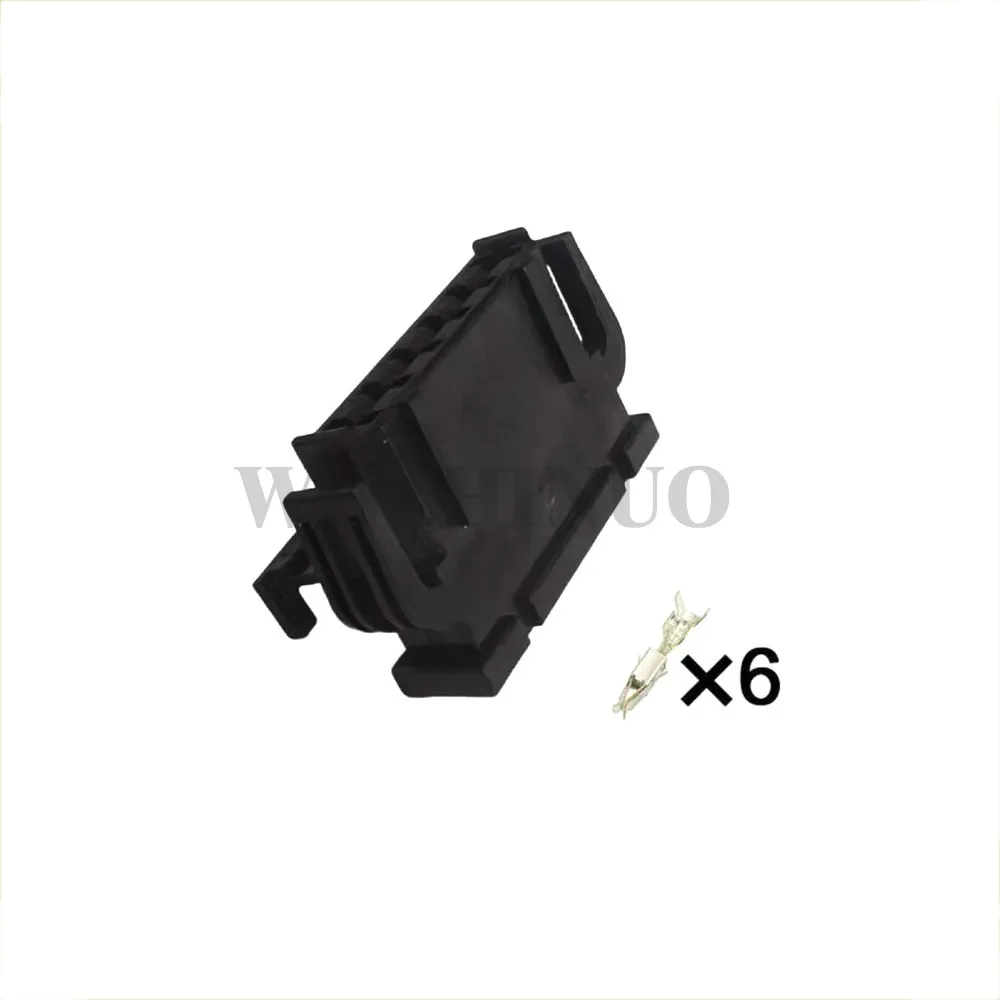 6 Way F672410-A 893971636  Female Audio Socket Tweeter Plug Auto Automotive Instrument Station Connector