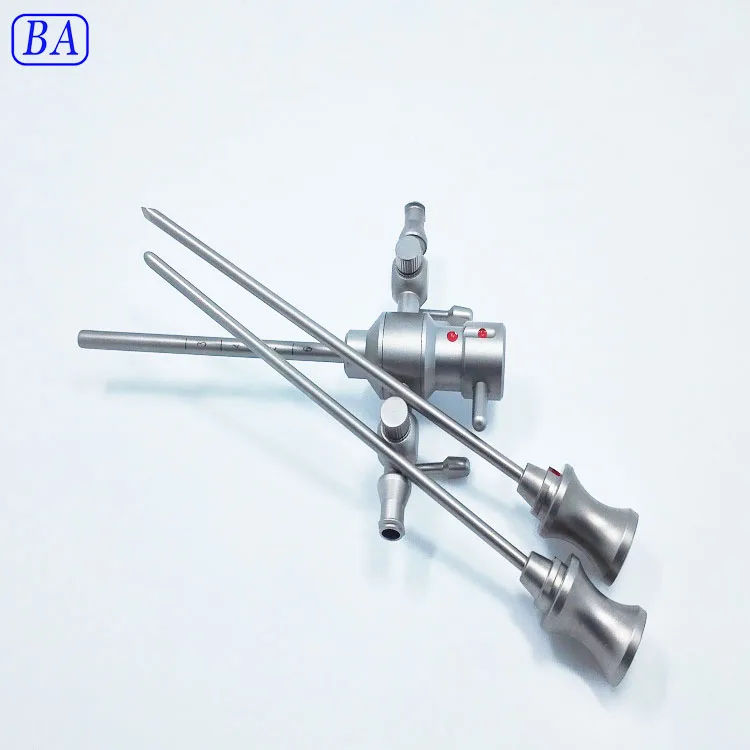 Surgical arthroscopic sheath with trocar  and obturator