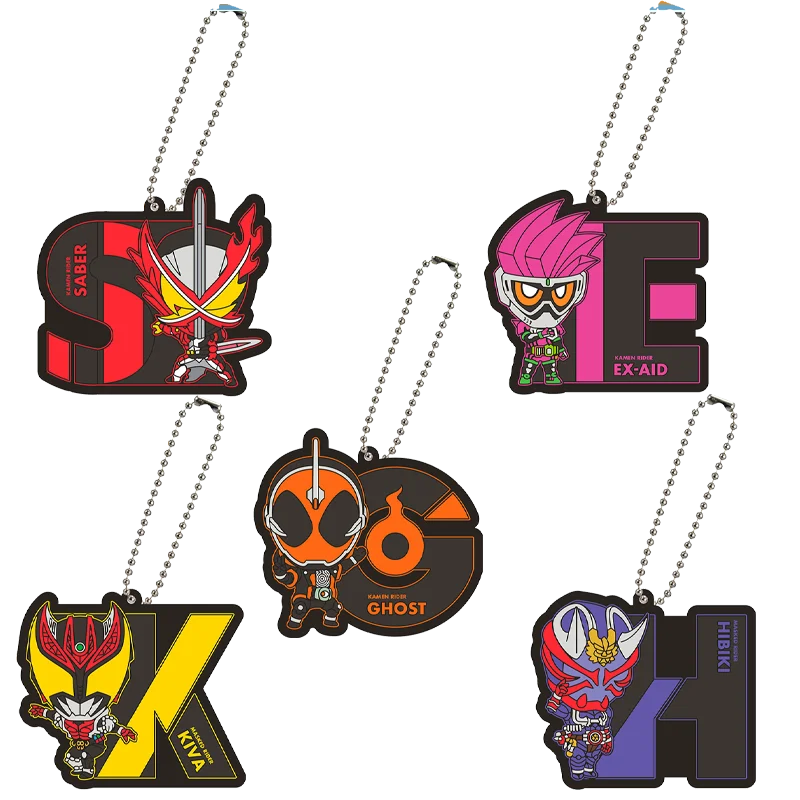 

Брелок Bandai Kamen Rider 02 — Hibiki Kiva Ghost Ex-Aid Saber, аниме-подвеска (в наличии)
