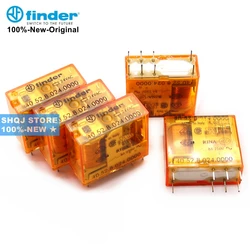 FINDER 100%-NEW 5PCS 40.52.8.024.0000 40.52 24VAC 8A 8PIN 2CO PCB RELAY Original