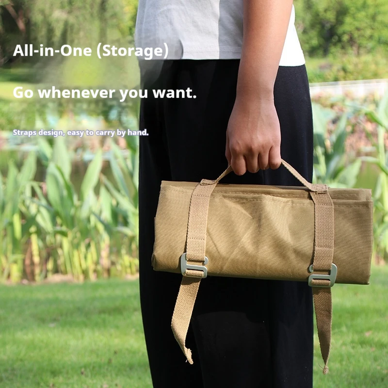 

Коврик для пикника из утолщенной оксфордской ткани, водонепроницаемый, влагостойкий, износостойкий, портативный, складной, для кемпинга на открытом воздухе и пляжа