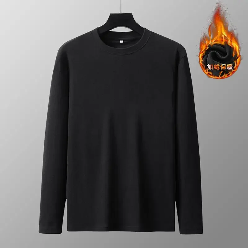 Jerséis de invierno para hombre, sudadera cálida de talla grande 85-150kg, 3xl-8xl, jersey de manga larga, Tops deportivos