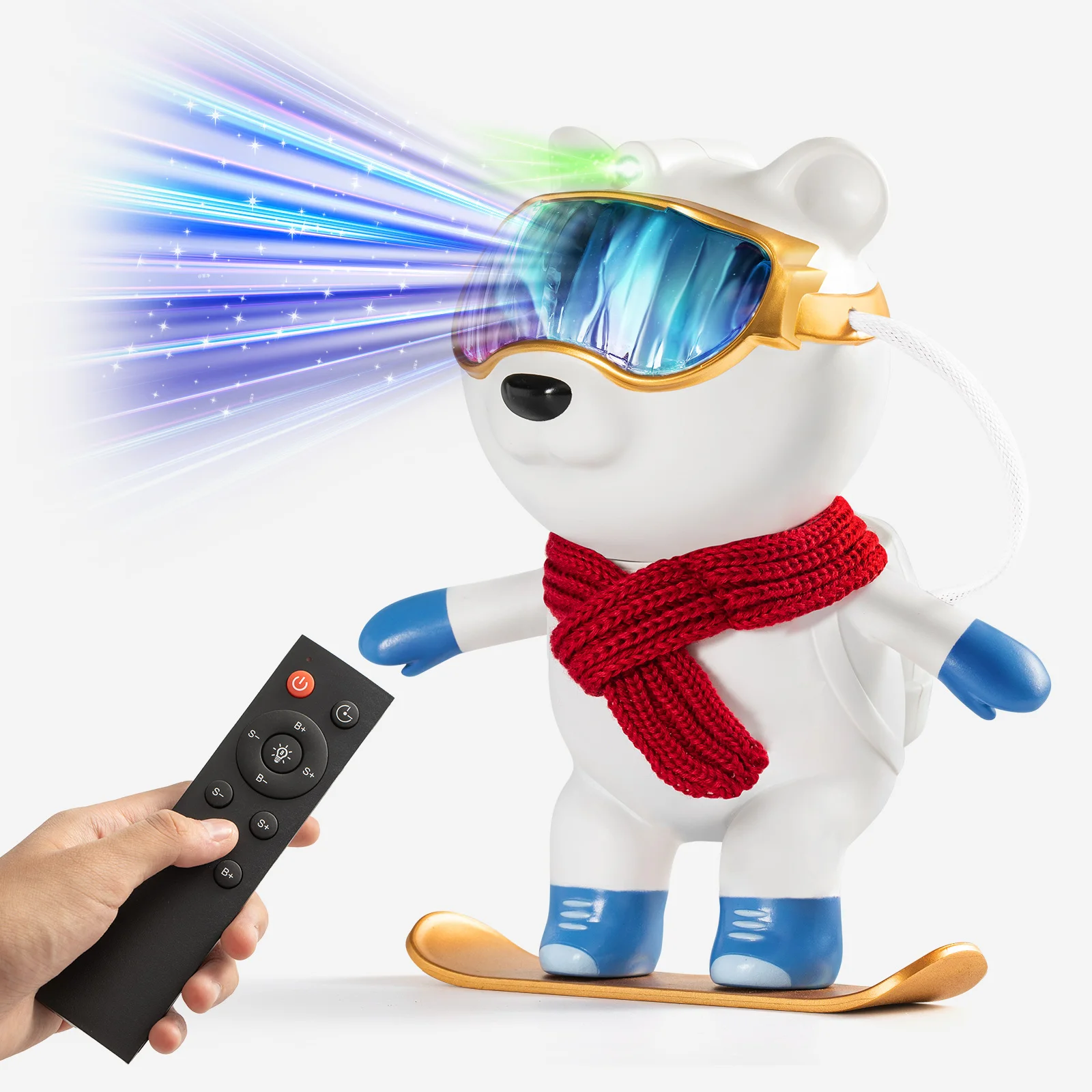 

Laser Bear Night Light LED Projector Colorful Galaxy Sky Projector Bedroom Light Kids Room Decoration Christmas Party Decoration