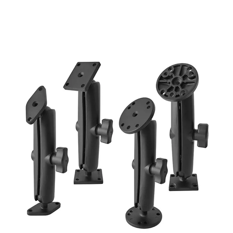 

Heavy Duty Aluminum Double Socket 1" Ball Mount Arm with Diamond Ball Base/Square Ball Base /Round Plat for RAM Mounts Garmin