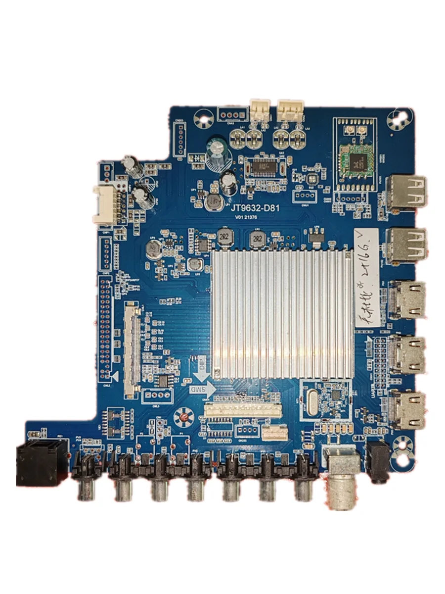 JT9632-D81  4K WiFi network TV motherboard, physical photo, tested for 2g+16GB memory