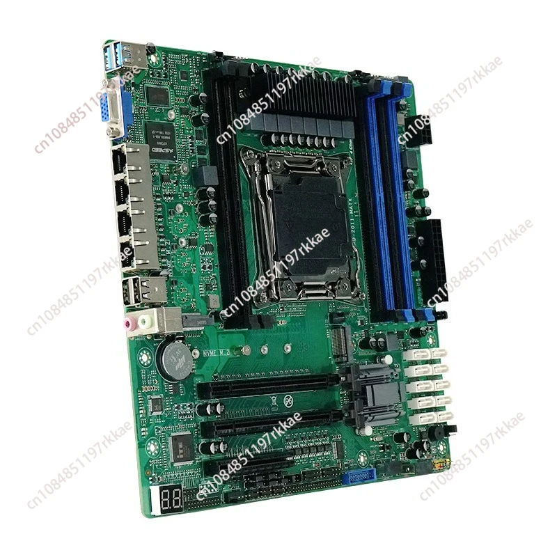 LGA2011-3 C612 NAS Motherboard 6*DDR4 2*M.2 NVMe 10xSATA3.0 4*2.5G LAN Suitable for Servers Firewalls Virtual Machines Routers