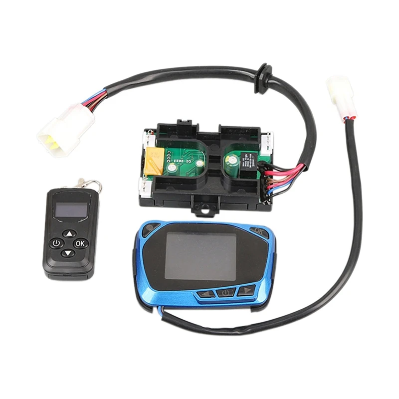 

12V Air Heater LCD Monitor Switch Control Controller Blue Board Motherboard Mainboard Display Remote