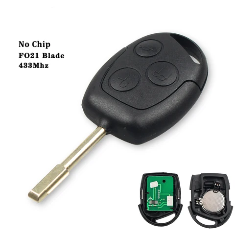 KEYYOU 433 МГц ID63 ID60 Чип Автомобильный Дистанционный Ключ Для Ford Focus 2 Fiesta Mondeo Fusion Transit KA Galaxy Mk2 Mk5...