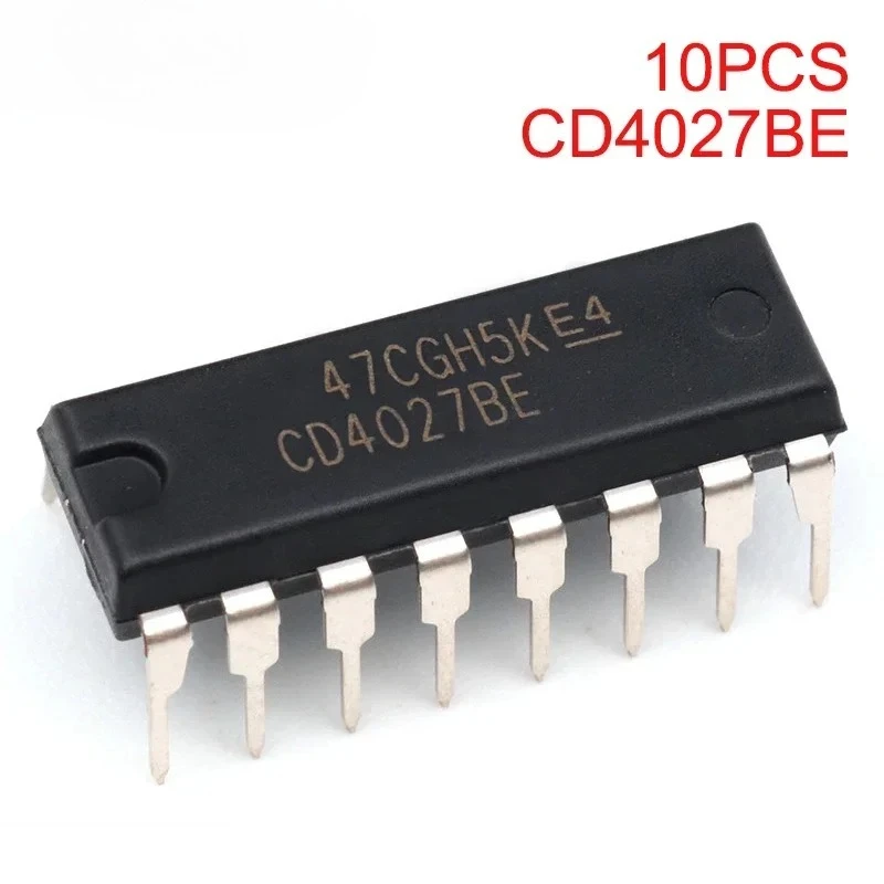 10PCS CD4001 CD4011 CD4013 CD4015 CD4017 CD4027 CD4046 CD4047 CD4051 CD4052 CD4060 CD4066 CD4511 DIP14 DIP16 Logic Chip New