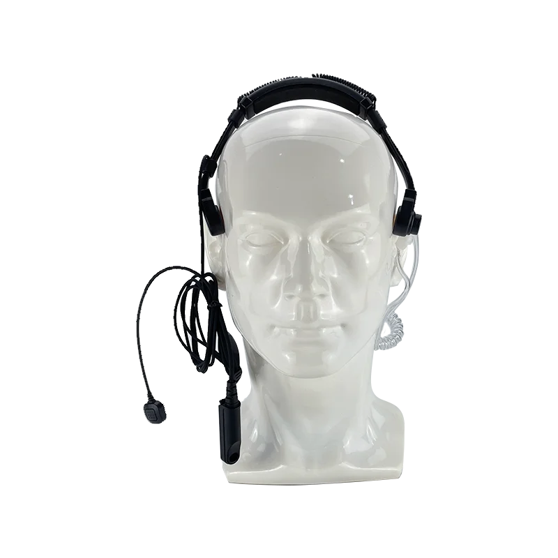 K10 Telescopic Throat Mic K-Type Connector Waterproof Baofeng 9R Walkie-Talkie Universal Telephone Headset for Walkie-Talkie Air