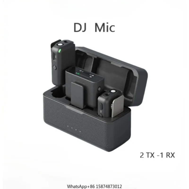 

FOR DJ1 Mic Wireless Microphone System for Smartphones Cam eras Laptops Compact and Portable Wireless Mic Lavalier