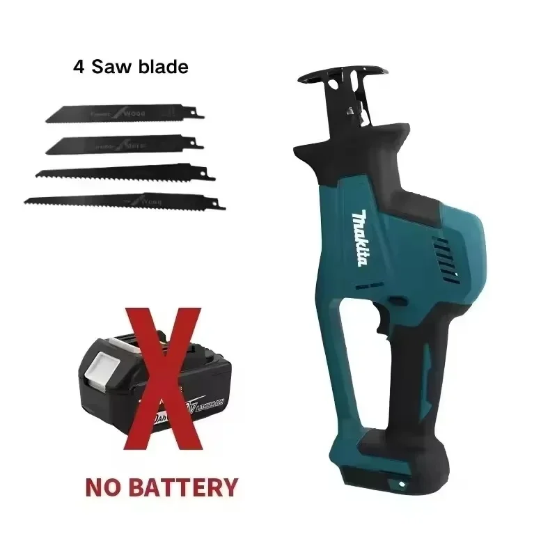 Makita Portable Cutting Saw Saw Power Tool DJR189 18V Cordless Electric Reciprocating Saw Brushless Rechargeable Wood Metal image 3