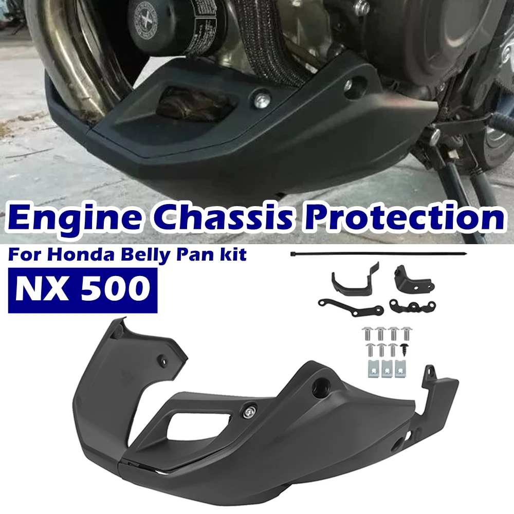 

Motorcycle Belly Pan kit For Honda NX500 NX 500 2024 2025 Engine Chassis Protection Lower Spoiler Cover Guard Accessories