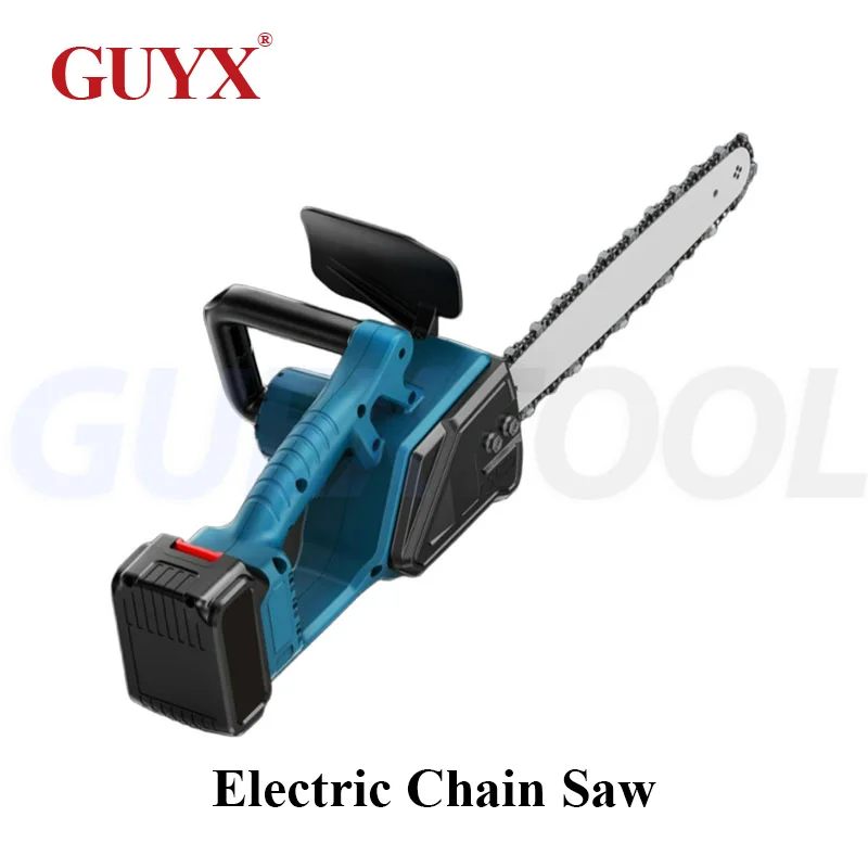 

Brushless Rechargeable Cordless Chainsaw Handheld Garden Electric Chain Saw 10/12/14inchs Electric Logging Saw Woodworking Tools