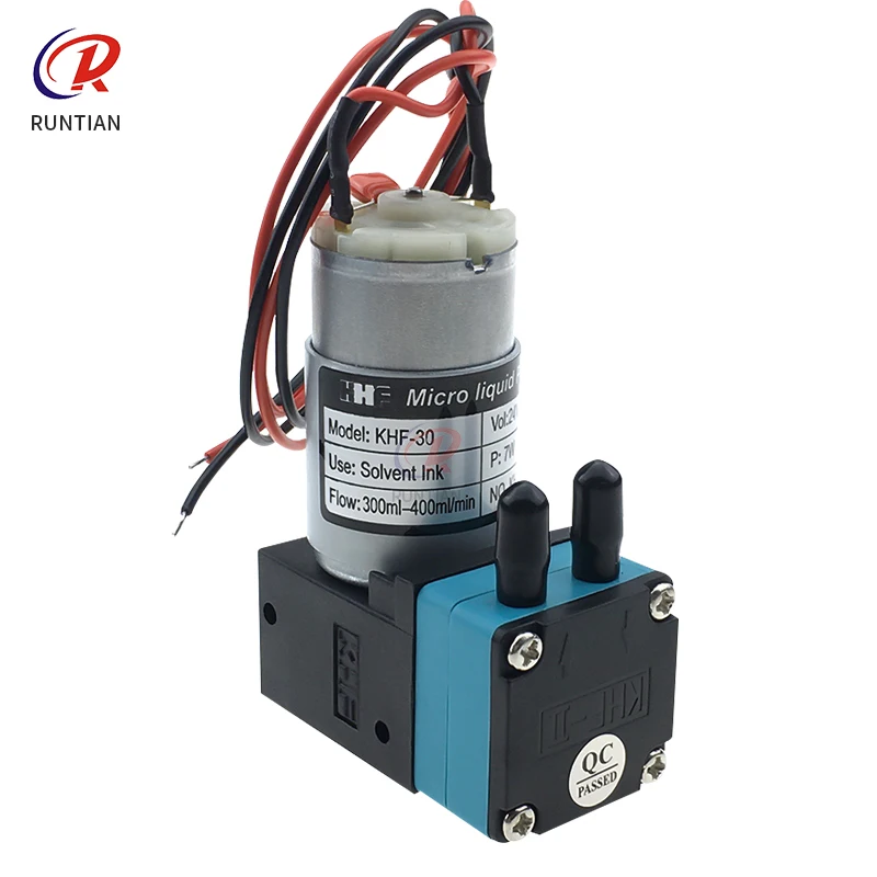 KHF 24V Ink Pump For Solvent Printer ink pump 7W 24V 300-400ML Infiniti Galax uv printer Air Pump KHF-30 Ink Pump