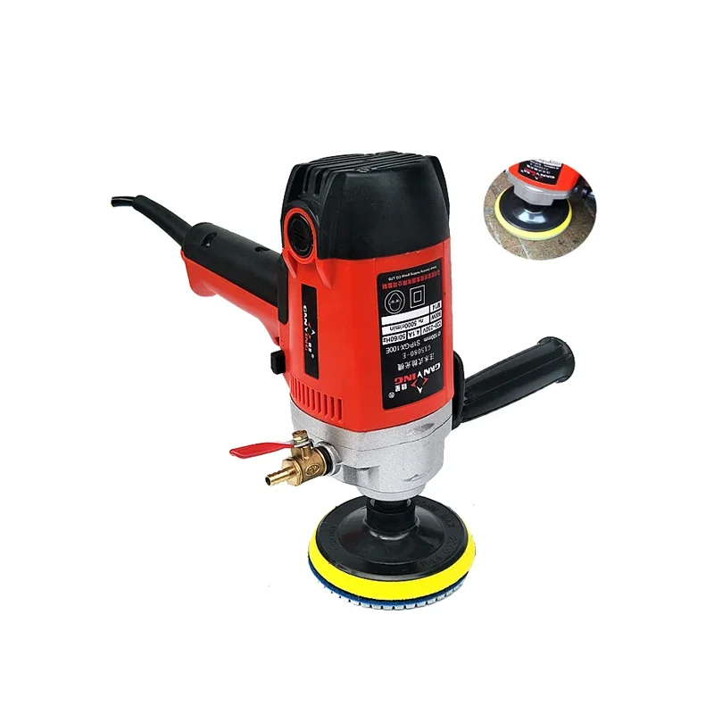 

Vertical Wet Stone Polisher Grinder Sander Buffing Machine Variable Speed Water Mill For Marble Granite Finish Polishing