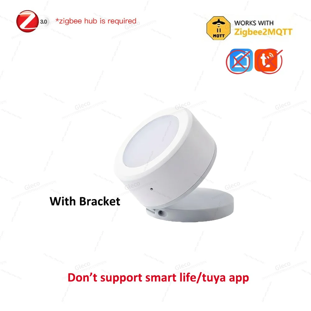 Zigbee Lichtsensor Detector Lux Meter Helderheidsmonitor Ondersteuning Zigbee2MQTT Smart Life TUYA APP Remote Work met Zigbee Hub