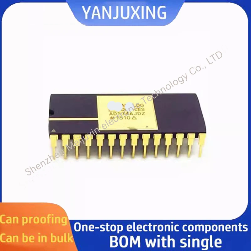 

1pcs/lot AD574 AD574AJD AD574AJDZ DIP-28 Analog to digital converter chip