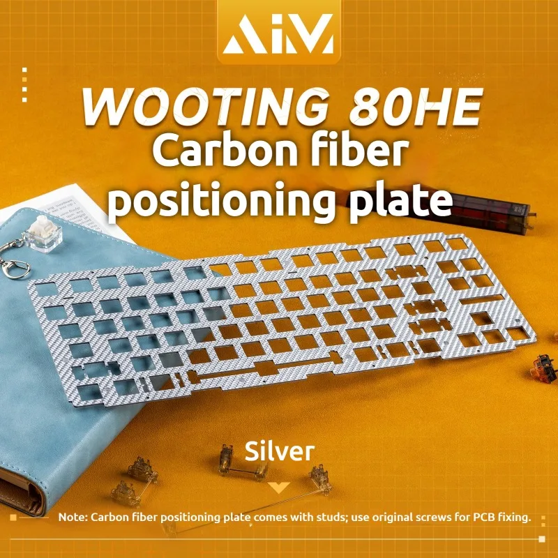 

BONE80 Custom Mechanical Keyboard Kit Wooting80HE FR4 Gold Plate Sound Dampen Foam Game Magnetic Switch Keyboard Kit Accessory