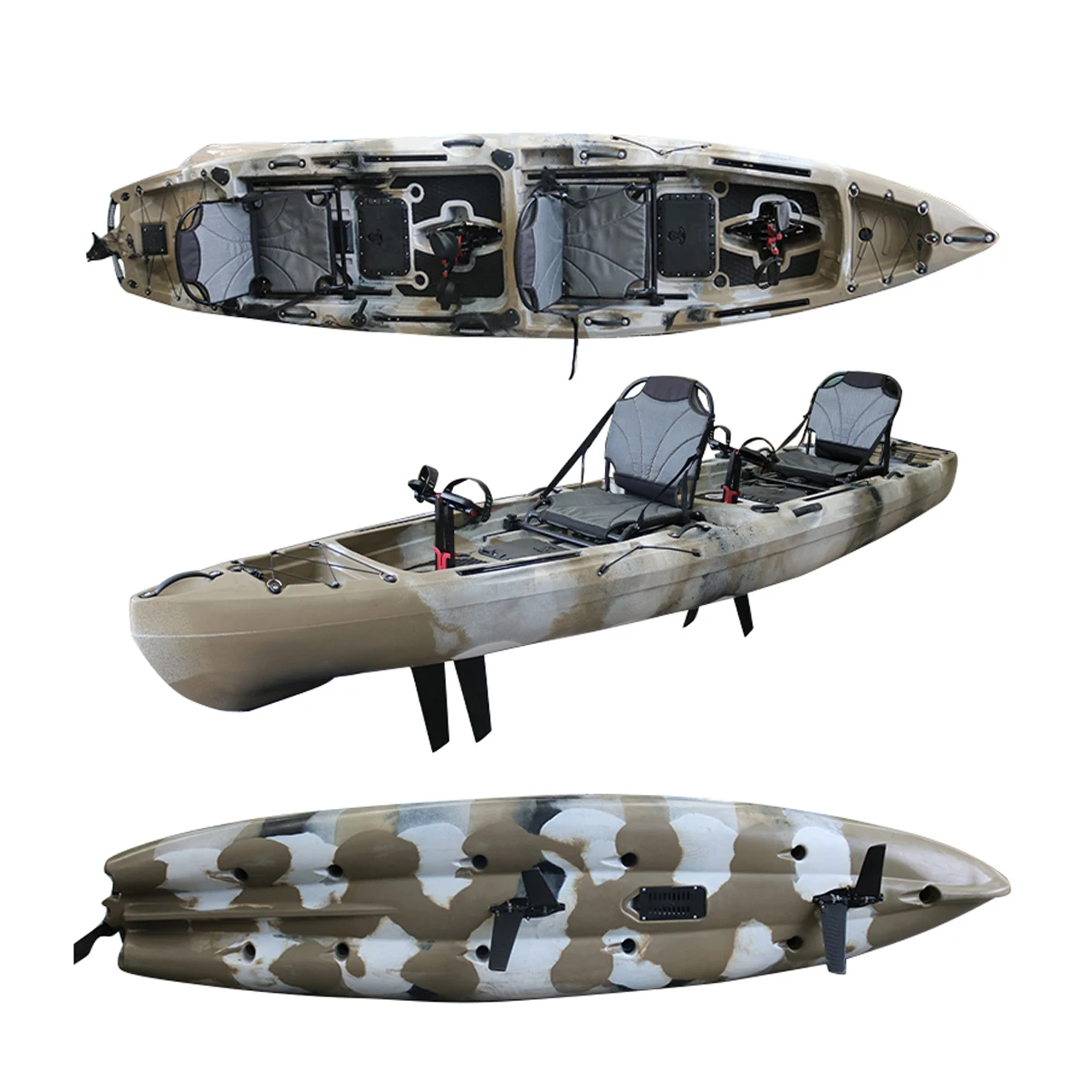 

2021 Hot-selling High-quality Sit on Top Sit for Double Person Fishing Pedal Kayak