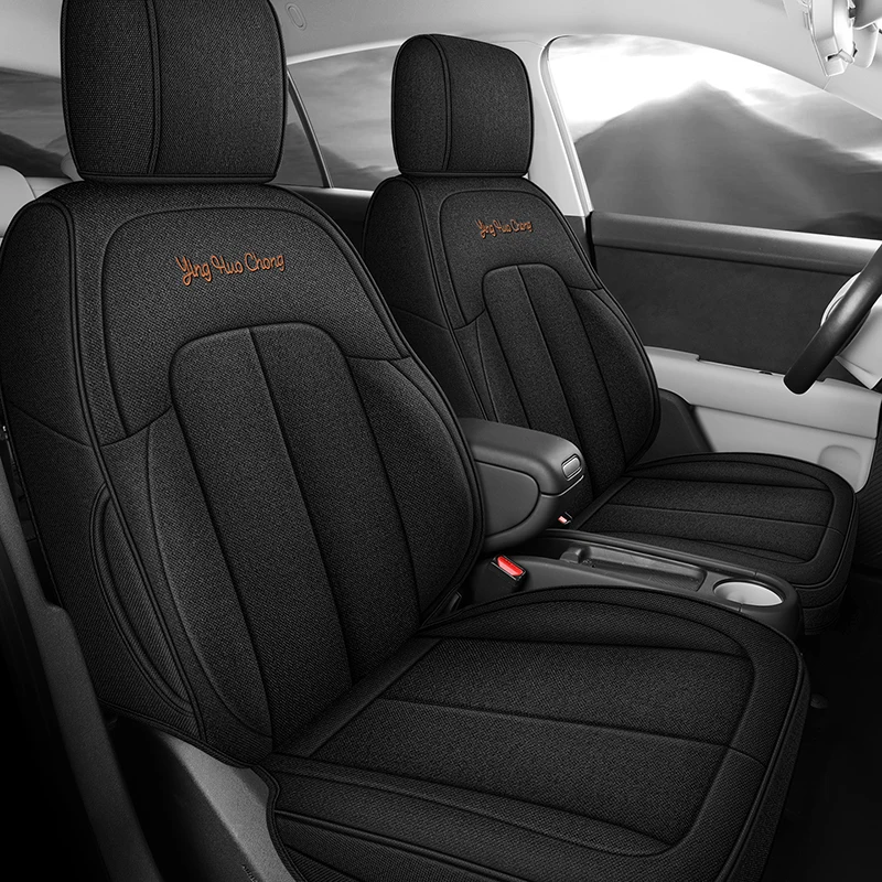 Full Surround Fabric 5-Seat Car Seat Cushion Covers Fit for Firefly Vehicle Interior Accessories
