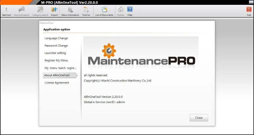 

HITACHI M-PRO ALL IN ONE TOOL v2.20.0.0 [ Expire to 2099 Tier-4 ]