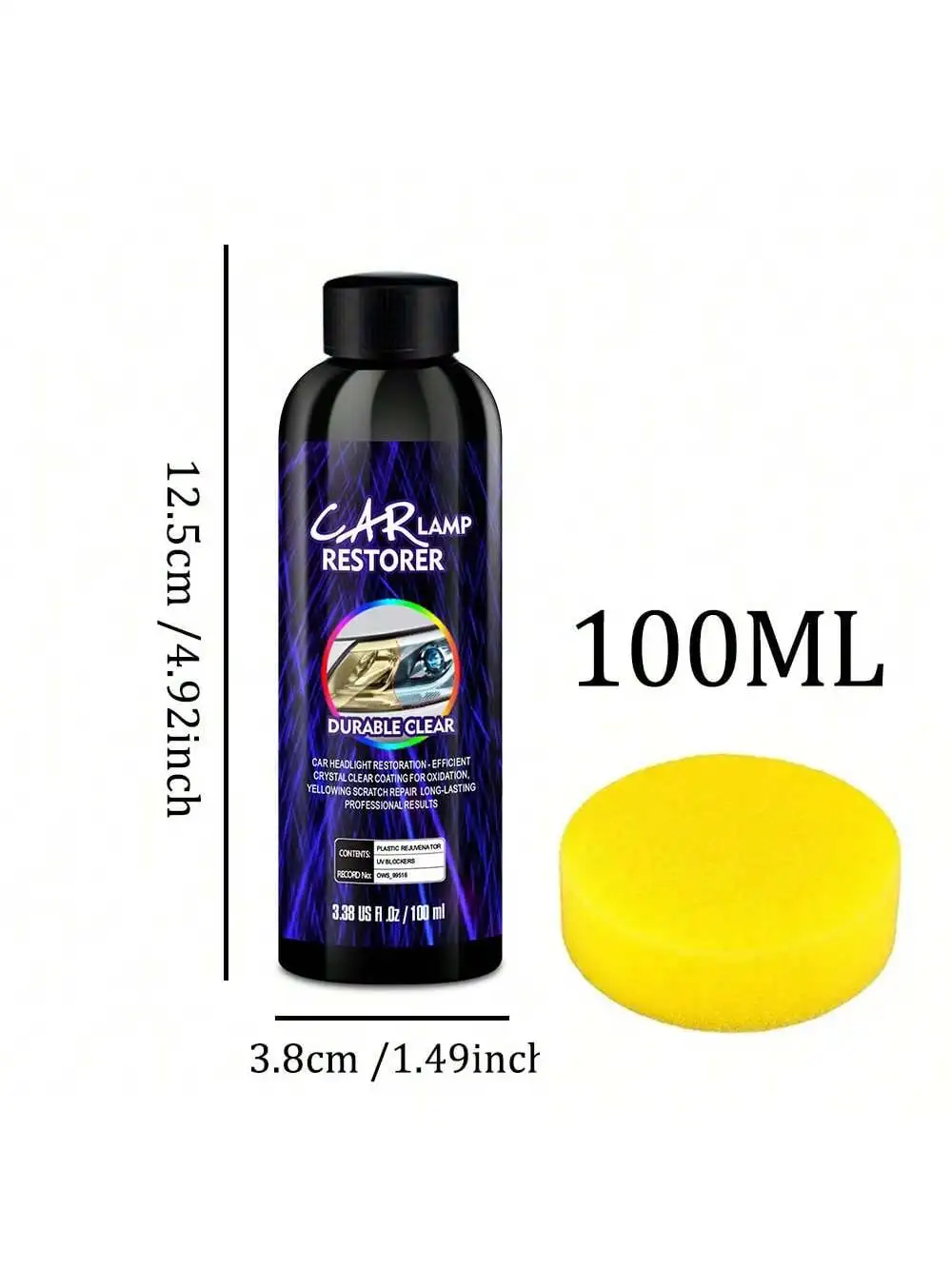Cars Headlight Restoration Polishing Kits Headlamp  Cleaning Car Paste Paint Refurbish Agent Repair Kits Car Light Polisher