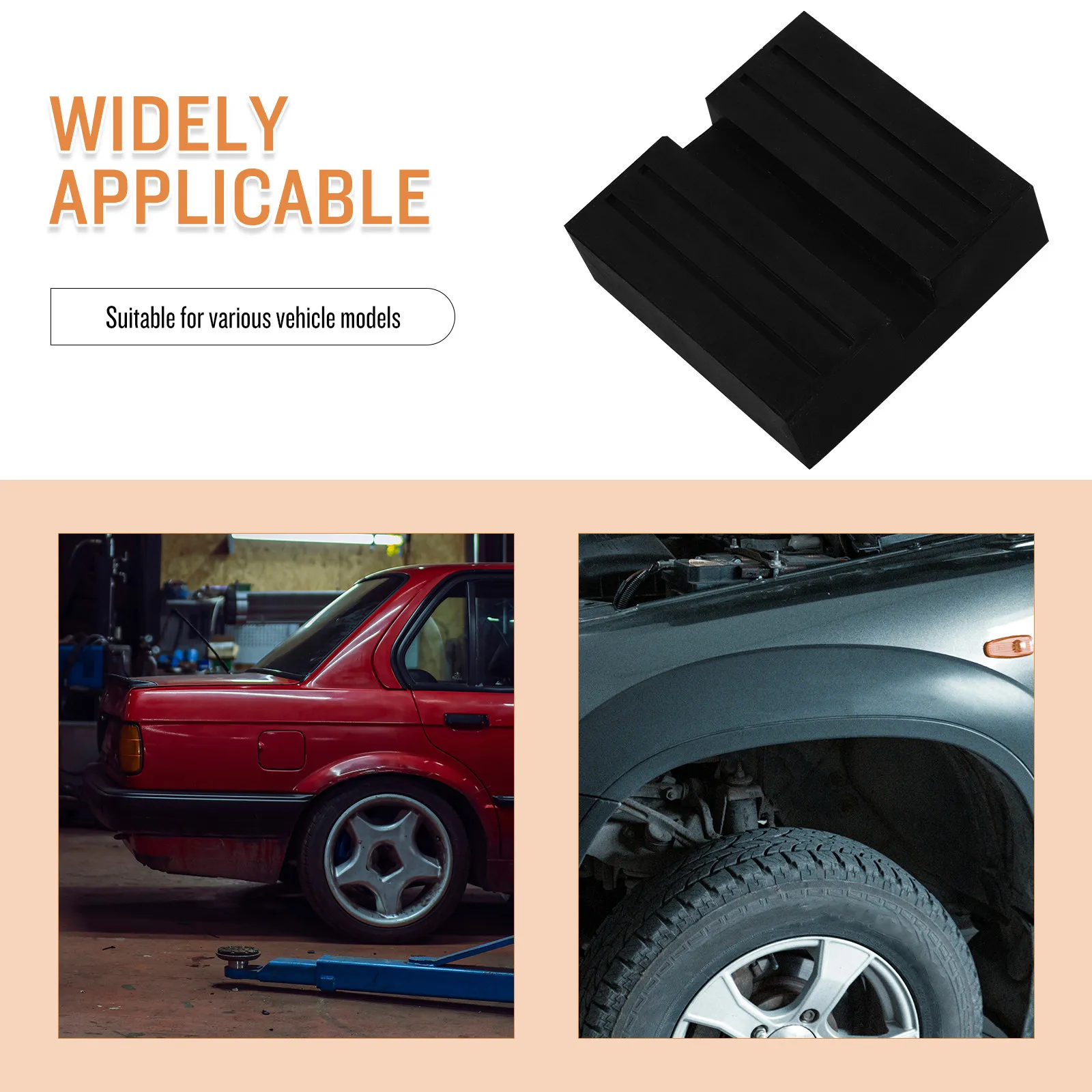 Premium Rubber Jack Pad for Floor Jack Stand Rv Trailer Car Lift Protection Scratch Prevention Stabilizer Adapter