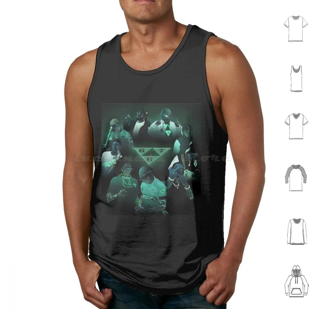 667 Death Eater Squad Tank Tops Print Cotton Mms Ldo 667 Ekip Freeze Corleone