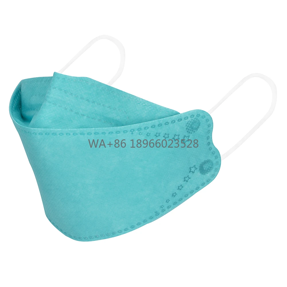 Mascarilla Facial 3D KF94, Respirador de Partículas para Protección Diaria, Se Acepta OEM, con Orejeras, 4 Capas