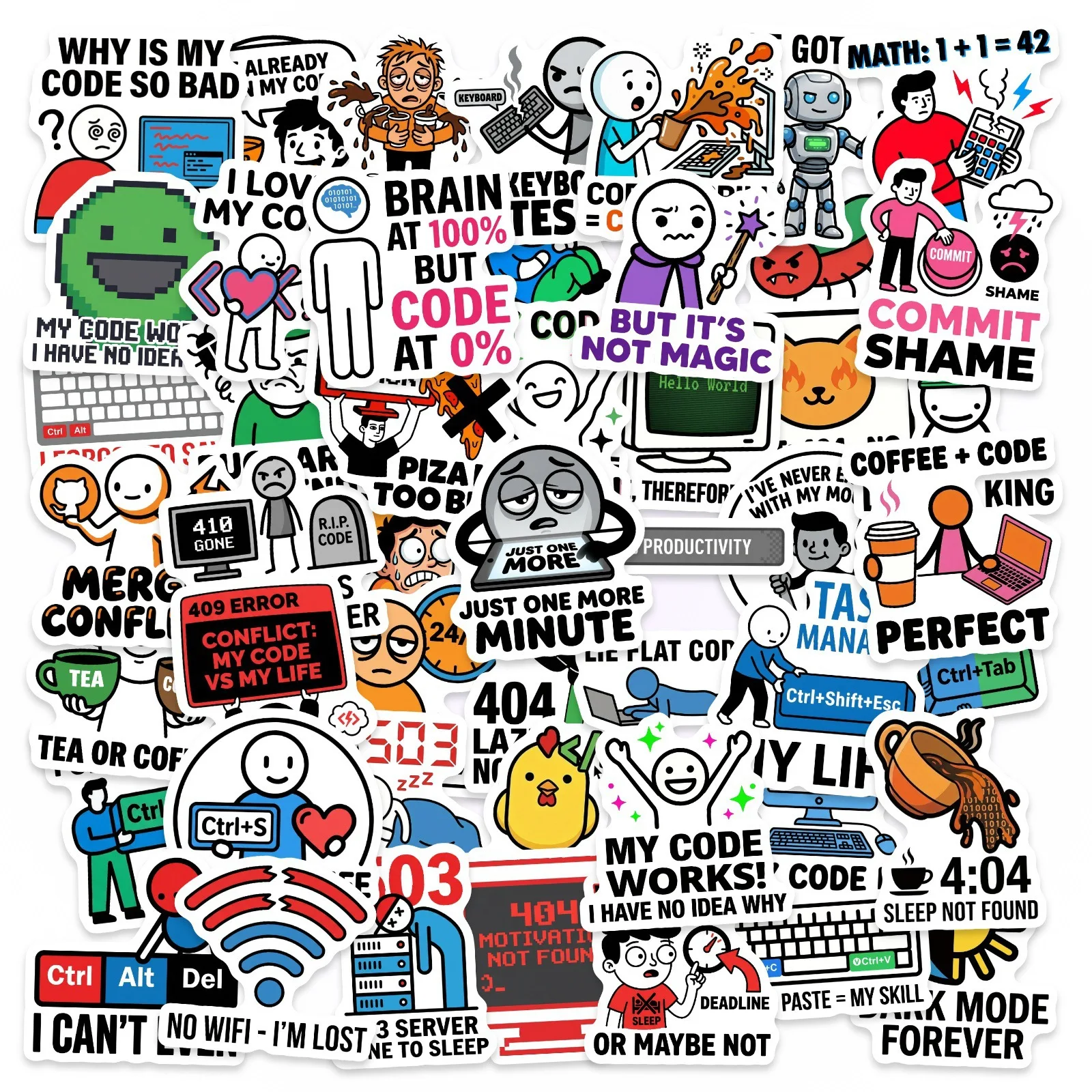 50PCS Programmers F…