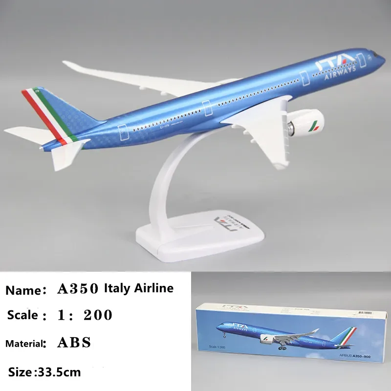 28CM Plastic Germany Berlin Lufthansa France Airlines UAE A380 Airways Aircraft DIY Assembled Assembly airplane model Plane