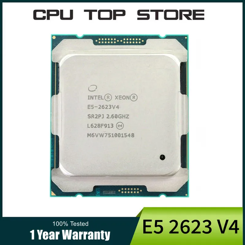 Intel Xeon E5 2623 V4 CPU 프로세서: 고성능 서버 및 데스크톱 사용자에게 최적의 선택