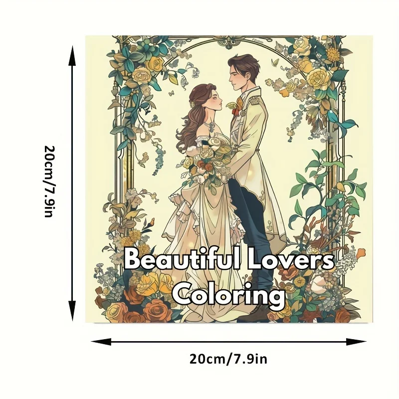 28 Halaman Buku Mewarnai Kekasih Cantik untuk Mengurangi Stres Dewasa |   Buku Mewarnai untuk Mengurangi Stres dan Mengatasi Suasana Hati