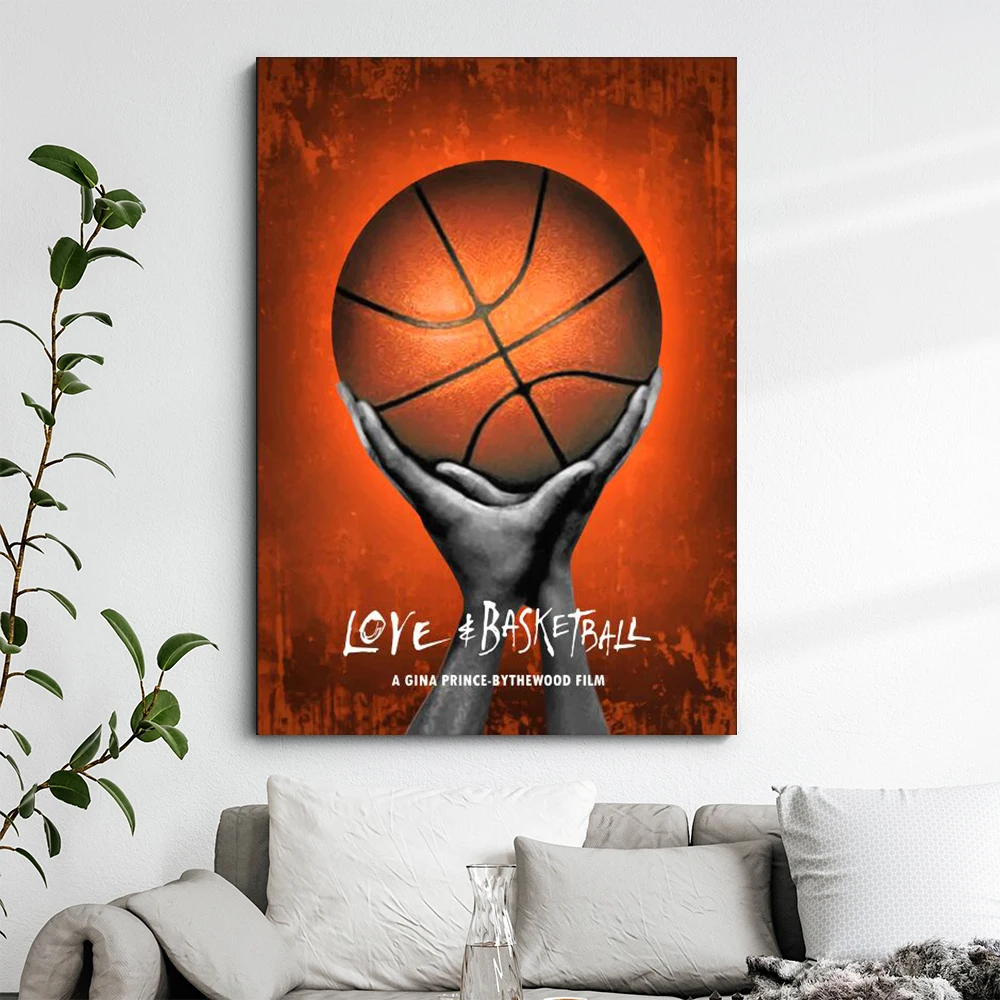 Graffiti Love and Basketball Sports Movie Canvas Painting Wall Poster Prints for Living Room Bedroom Home Pictures Decor Cuadros