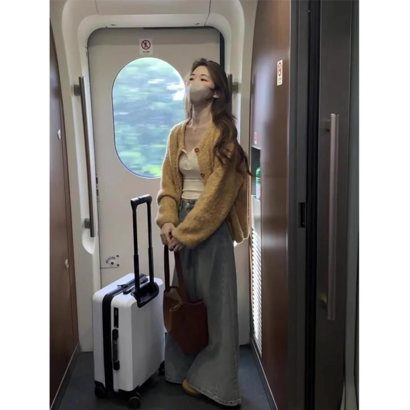 

Свитера Джемперы Кардиганы Женские Для Женщин Короткая Водолазка Из Витой Пряжи Расслабленный Китайский Стиль Эластичный Элегантный Традиционный Ins