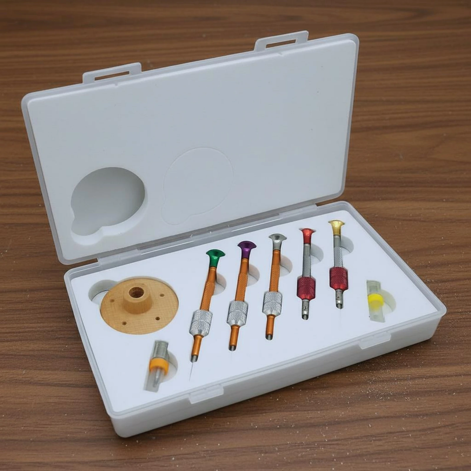 Wear-resistant Watch Repair Screwdriver Set Slotted and Phillips Bits Hand Tool Easy Grip for Glass Electronics Assembly